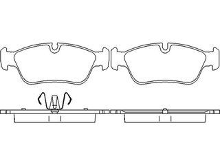 ΤΑΚ.ΕΜ.BMW E87/E90/E91 ΚΑΙΝ. BREMBO P06035 BMW 1 BMW 3