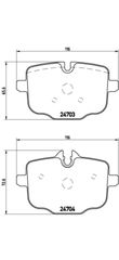 ΤΑΚΑΚ.ΟΠ.BMW F10/18 M5 ΚΑΙΝ. BREMBO P06061 BMW 5 BMW 6 BMW 7