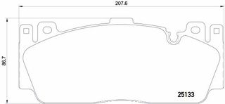 ΤΑΚΑΚ.ΕΜ.BMW F10/18 M5 11- ΚΑΙΝ. BREMBO P06079 BMW 5 BMW 6