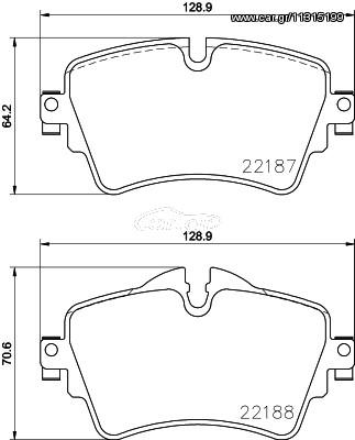 ΤΑΚΑΚ.ΕΜ.MINI-BMW ΚΑΙΝ. BREMBO P06092 BMW 2 MINI MINI