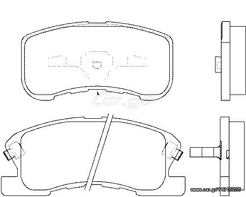 ΣΕΤ ΤΑΚ.ΕΜ.DAIHATSU SIRION/YRV ΚΑΙΝ. BREMBO P16008 DAIHATSU SIRION DAIHATSU YRV