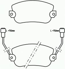 ΣΕΤ ΤΑΚΑΚΙΑ ΦΡΕΝΩΝ LANCIA BETA ΚΑΙΝ. BREMBO P23007 LANCIA BETA LANCIA TREVI