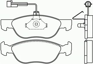 ΣΕΤ ΤΑΚ. ΦΡ.A-145 1,4/1,6/1,7 ΚΑΙΝ. BREMBO P23071 ALFA ROMEO 145 ALFA ROMEO 146 ALFA ROMEO GTV ALFA ROMEO SPIDER