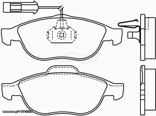 ΣΕΤ ΤΑΚΑΚΙΑ A-156 1,6/1,8 ΚΑΙΝ. BREMBO P23075 ALFA ROMEO 156 LANCIA LYBRA