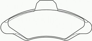 ΣΕΤ ΤΑΚΑΚΙΑ ΕΜ.ESCORT 4/ ORION ΚΑΙΝ. BREMBO P24029 FORD ESCORT FORD ORION
