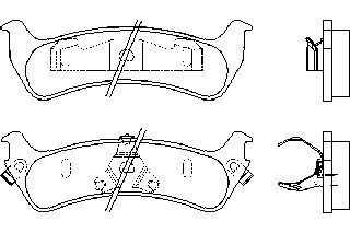 ΣΕΤ ΤΑΚΑΚΙΑ ΟΠ.FORD EXPLORER ΚΑΙΝ. BREMBO P24042 FORD USA EXPLORER