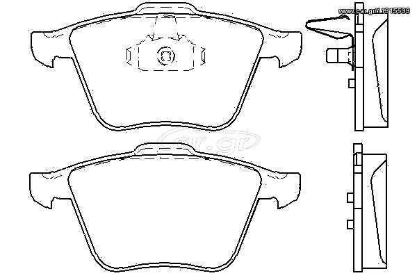 ΣΕΤ.ΤΑΚ.S-MAX/GALAXY 2.5ST 06- ΚΑΙΝ. BREMBO P24077 FORD GALAXY FORD S-MAX VOLVO S60 VOLVO S80 VOLVO V60 VOLVO V70 VOLVO XC70