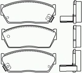 ΣΕΤ ΤΑΚΑΚΙΑ ΦΡΕΝΩΝ HONDA ΚΑΙΝ. BREMBO P28004 HONDA CIVIC HONDA CRX