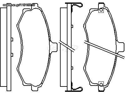 ΣΕΤ ΤΑΚ. MATRIX,ELANTRA ΚΑΙΝ. BREMBO P30020 HYUNDAI ELANTRA HYUNDAI MATRIX