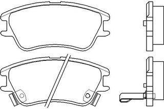 ΣΕΤ.ΤΑΚ.ATOS 1.0-1.1 01- ΚΑΙΝ. BREMBO P30027 HYUNDAI ATOS