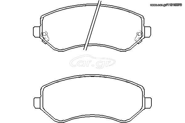 ΣΕΤ ΤΑΚ.ΕΜ. CHEROKEE 2.4 01- ΚΑΙΝ. BREMBO P37007 CHRYSLER VOYAGER DODGE CARAVAN JEEP CHEROKEE