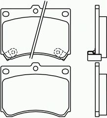 ΣΕΤ ΤΑΚ.EM.MAZDA MX-3 - 323 ΚΑΙΝ. BREMBO P49011 MAZDA 323 MAZDA MX-3