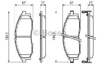 ΣΕΤ ΤΑΚ. EM. NISSAN D22 NAVARA ΚΑΙΝ. BOSCH 0986494152 NISSAN NAVARA NISSAN PICK NISSAN PICKUP