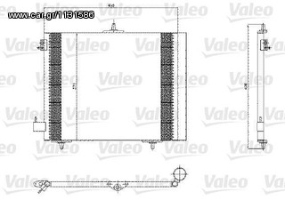 Ψυγεία A/C VALEO για Citroen C2 (817663)