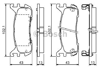 ΣΕΤ ΤΑΚΑΚΙΑ ΟΠ.MAZDA MX-5 98- ΚΑΙΝ. BOSCH 0986494341 MAZDA 323