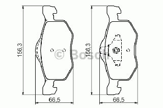 ΣΕΤ ΤΑΚΑΚΙΑ ΕΜ.FORD MAVERIC 01 ΚΑΙΝ. BOSCH 0986494361 FORD MAVERICK MAZDA TRIBUTE