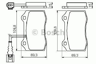 ΤΑΚ.ΕΜΠ.IBIZA IV/LEON CUPRA R ΚΑΙΝ. BOSCH 0986494367 SEAT LEON