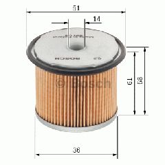 ΦΙΛΤΡΟ ΠΕΤΡ.AGRIA ΚΑΙΝ. BOSCH 1457429230 MAN M