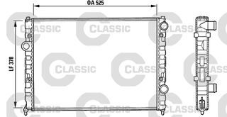 ΨΥΓ.ΝΕΡΟΥ CLASSIC PASSAT 94- ΚΑΙΝ. VALEO 231005 VW PASSAT