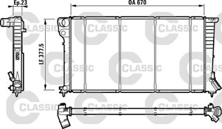 ΨΥΓ.ΝΕΡΟΥ CLASSIC BERLINGO 97- ΚΑΙΝ. VALEO 232517 CITROEN BERLINGO CITROEN XSARA PEUGEOT 306 PEUGEOT PARTNER