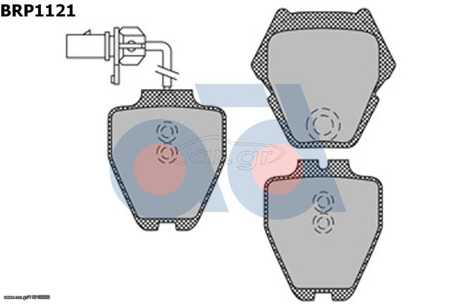 ΣΕΤ ΤΑΚΑΚ.ΕΜΠ.AUDI A8 2.5/2.8 ΚΑΙΝ. AD INTERNATIONAL BRP1121 AUDI A4 AUDI A6 AUDI ALLROAD VW PASSAT VW PHAETON