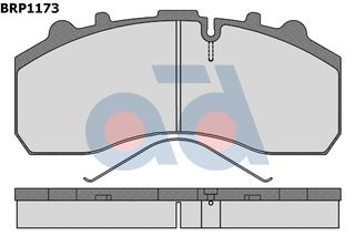 ΣΕΤ ΤΑΚΑΚΙΑ ΦΟΡΤ.DB ACTROSS ΚΑΙΝ. AD INTERNATIONAL BRP1173 BOVA Futura BOVA Lexio BOVA Magiq DAF 85 DAF 95 DAF CF DAF F DAF LF DAF XF DENNIS OLYMPUS ERF ECT IVECO EuroCargo IVECO EuroStar IVECO EuroT