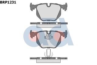 ΤΑΚΑΚΙΑ ΟΠ.BMW X5 ΚΑΙΝ. AD INTERNATIONAL BRP1231 ALPINA ROADSTER BMW 3 BMW 5 BMW 7 BMW X3 BMW X5 BMW Z4 BMW Z8 LAND ROVER RANGE