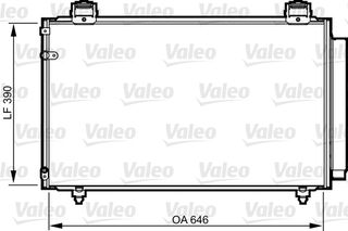 ΣΥΜΠΥΚΝ.A/C AVENSIS 1.6/1.8 03 ΚΑΙΝ. VALEO 814208 TOYOTA AVENSIS
