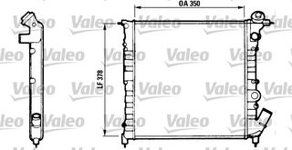 ΨΥΓΕΙΟ ΝΕΡΟΥ CLIO I 1.2 96- ΚΑΙΝ. VALEO 816654 RENAULT CLIO