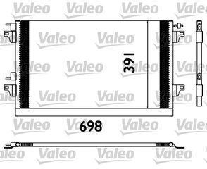 ΣΥΜΠΥΚΝΩΤΗΣ A/C LAGUNA II 01- ΚΑΙΝ. VALEO 817568 RENAULT LAGUNA RENAULT VEL