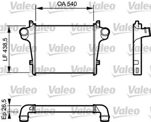 INTERCOOLER IVECO EUROCARGO 91 ΚΑΙΝ. VALEO 818779 IVECO EuroCargo
