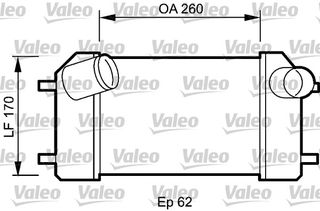 INTERCOOLER LAND ROVER DEFEND ΚΑΙΝ. VALEO 818826 LAND ROVER DEFENDER LAND ROVER DISCOVERY