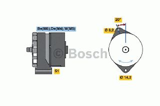 ANAK.ΔΥΝΑΜΟ VOLVO FH ΚΑΙΝ. BOSCH 0986034370090 VOLVO B VOLVO F VOLVO FL VOLVO FS VOLVO N