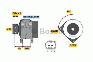 ANAK.ΑΛΤΕΡΝ. 70A VW LUPO ΚΑΙΝ. BOSCH 0986041920090 SEAT ALHAMBRA SEAT AROSA SEAT CORDOBA SEAT IBIZA SEAT INCA SKODA FABIA SKODA OCTAVIA SKODA ROOMSTER VW BORA VW CADDY VW FOX VW GOLF VW LUPO VW NEW V