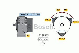 ANAK.ΔΥΝΑΜΟ MAN TGA ΚΑΙΝ. BOSCH 0986047420090 MAN LC MAN LION MAN TGA MAN TGL MAN TGM MAN TGS MAN TGX