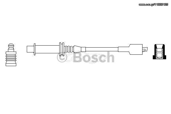 ΜΠΟΥΖΟΚΑΛΩΔΙΟ ΚΑΙΝ. BOSCH 0986356070 CITROEN BX CITROEN C15 CITROEN LNA CITROEN VISA PEUGEOT 104 PEUGEOT 205 RENAULT 14 TALBOT SAMBA