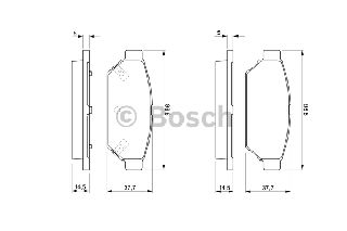 ΣΕΤ ΤΑΚΑΚ.ΟΠ.MITS.CARISMA 1.6 ΚΑΙΝ. BOSCH 0986424464 MITSUBISHI CARISMA MITSUBISHI COLT MITSUBISHI LANCER PROTON PERSONA