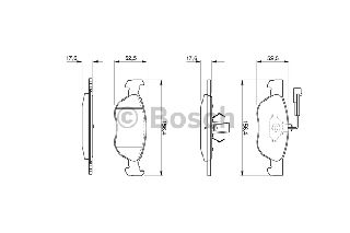 ΣΕΤ ΤΑΚ. ΦΡ.A-145 1,4/1,6/1,7 ΚΑΙΝ. BOSCH 0986424510 ALFA ROMEO 145 ALFA ROMEO 146 ALFA ROMEO 155 ALFA ROMEO GTV ALFA ROMEO SPIDER