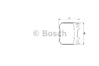 ΣΕΤ ΤΑΚΑΚΙΑ ΟΠΙΣΘ.SAAB 9-3 98- ΚΑΙΝ. BOSCH 0986424754 SAAB 9-5