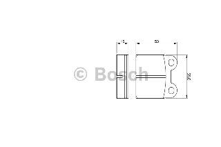 ΣΕΤ ΤΑΚΑΚΙΑ ΦΡΕΝΩΝ ALFAROMEO ΚΑΙΝ. BOSCH 0986460101 ALFA ROMEO SPIDER PORSCHE 911 PORSCHE 912 SAAB 90 SAAB 900 SAAB 99 TALBOT SIMCA VOLVO 66 VW KAEFER VW KARMANN
