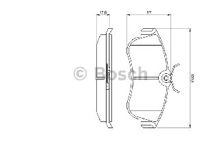 ΣΕΤ ΤΑΚΑΚΙΑ ΦΡ.ΕΜ.PRIMERA -02 ΚΑΙΝ. BOSCH 0986461147 NISSAN ALMERA NISSAN PRIMERA