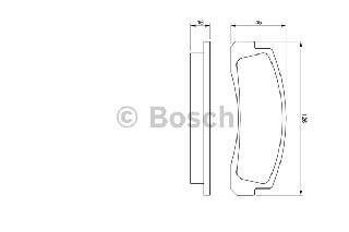 ΣΕΤ ΤΑΚΑΚΙΑ ΦΡΕΝΩΝ LADA NIVA ΚΑΙΝ. BOSCH 0986466601 LADA NIVA