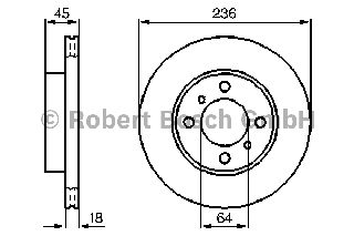 ΔΙΣΚΟΙ ΦΡΕΝΩΝ MITSUBISHI COLT ΚΑΙΝ. BOSCH 0986478572 MITSUBISHI CARISMA MITSUBISHI COLT MITSUBISHI LANCER PROTON PERSONA