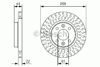 ΔΙΣΚΟΙ ΦΡΕΝ.ΕΜ.REN.CLIO IV ΚΑΙΝ. BOSCH 0986479A86 DACIA LOGAN DACIA SANDERO RENAULT CLIO RENAULT TWINGO SMART FORFOUR SMART FORTWO