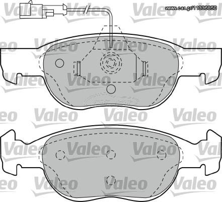 ΣΕΤ ΤΑΚΑΚΙΑ BRAVO,BRAVA 1.4,1. ΚΑΙΝ. VALEO 598040 ALFA ROMEO 145 ALFA ROMEO 146 FIAT BRAVA FIAT BRAVO FIAT MAREA LANCIA DELTA