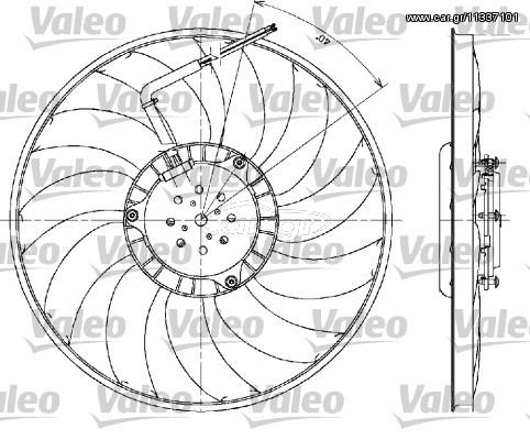 ΜΟΤΕΡ ΒΕΝΤ AUDI A4 1.6/1.8 00- ΚΑΙΝ. VALEO 698610 AUDI A4 AUDI A6 SEAT EXEO