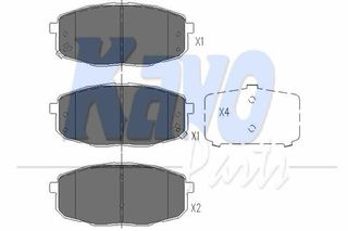 ΤΑΚΑΚ.ΕΜ.KIA CARENS 02- ΚΑΙΝ. AMC KBP4004 KIA CARENS