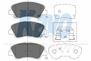 ΤΑΚΑΚ.ΕΜ.KIA RIO III ΚΑΙΝ. AMC KBP4023 KIA RIO