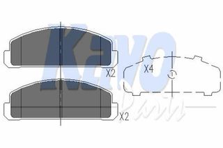 TAKAKIA ΦΡ.Χ.Α.MAZDA 323 ALL ΚΑΙΝ. AMC KBP4515 MAZDA 323 MITSUBISHI COLT