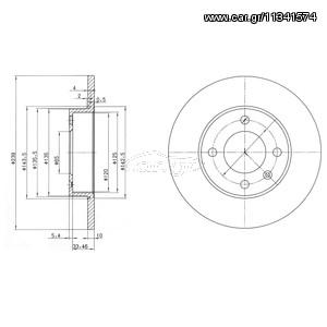 SET ΔΙΣΚΟΠΛ.AUDI 80-VW JETTA ΚΑΙΝ. DELPHI BG2117 AUDI 80 SEAT CORDOBA SEAT IBIZA VW DERBY VW GOLF VW JETTA VW PASSAT VW POLO VW SANTANA VW SCIROCCO